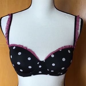 Polka dot bra